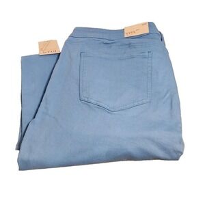 NYDJ Marilyn Ankle Straight Leg Jeans (Plus Size) Bluebell Size 26W